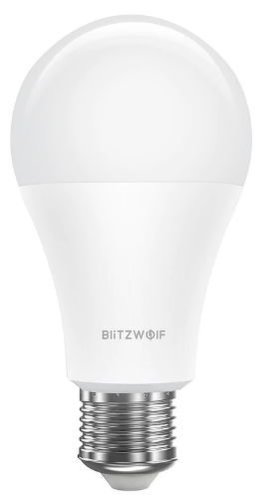 Bec smart blitzwolf bw-lt21, wi-fi, led rgb, e27, 10 w, 900 lumeni, 3000k, comanda vocala (alb)