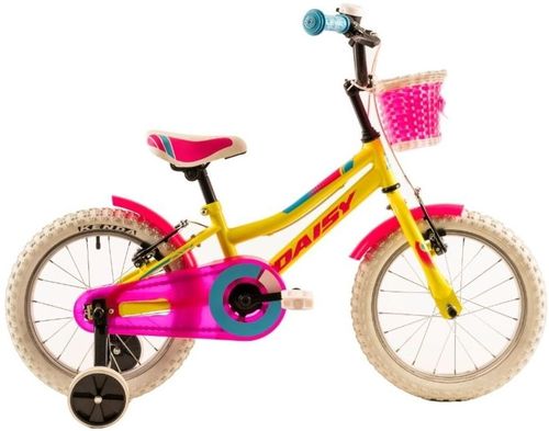 Bicicleta copii dhs 1604, cadru 7.9inch, roti 16inch (galben)