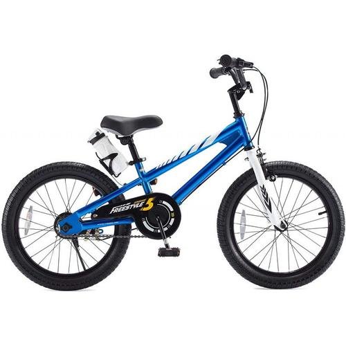 Bicicleta copii royalbaby freestyle, roti 18inch, frana u-brake, cadru otel (albastru) 
