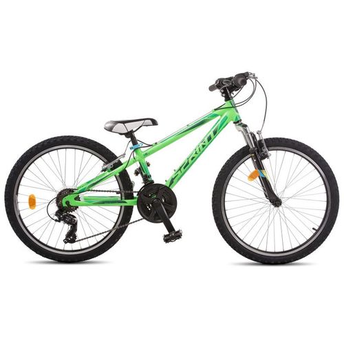 Bicicleta copii sprint spr-bk19ru0070 hat trick, roti 24inch, cadru 280mm (verde)