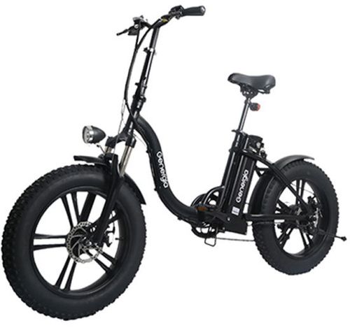 Bicicleta electrica lvneng lvnm05ng, roti 20inch, viteza maxima 25km/h, autonomie 70 km, motor 220 w (negru)
