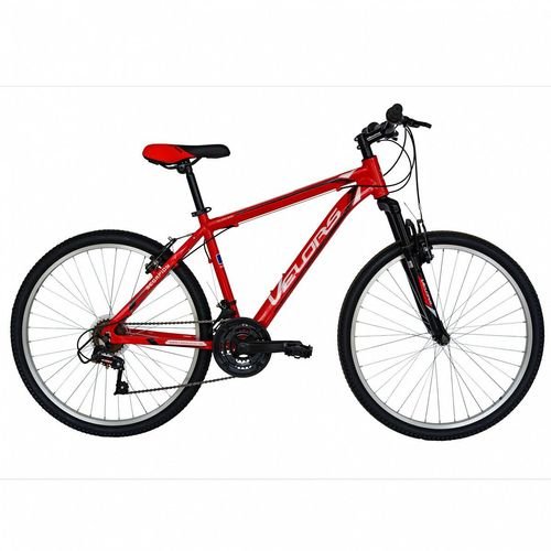 Bicicleta mountain bike velors scorpion v2671a, roti 26inch, 18 viteze, cadru 17inch (rosu)