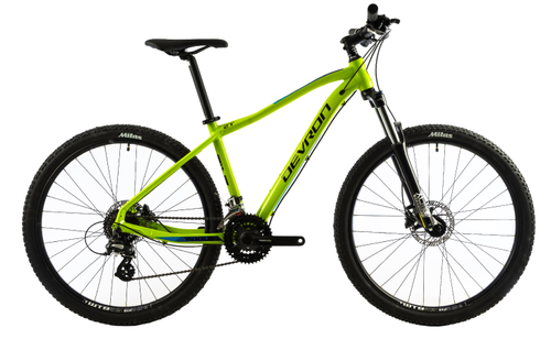 Bicicleta mtb devron riddle m1.7, roti 27.5inch, cadru s 420mm, frana pe disc hidraulica (verde)
