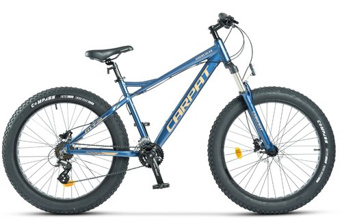 Bicicleta mtb-fat bike carpat haercules c26278h, 16 viteze, roti 26inch, frane hidraulice disc (albastru)