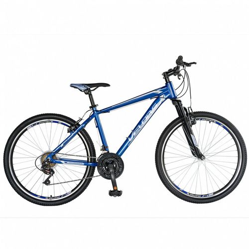 Bicicleta mtb-ht velors double v2671a, roti 26inch, cadru aluminiu 17inch, 18 viteze (albastru)