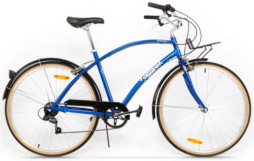Bicicleta pegas popular alu 19 7s, cadru 19inch, roti 28inch, 7 viteze (albastru)