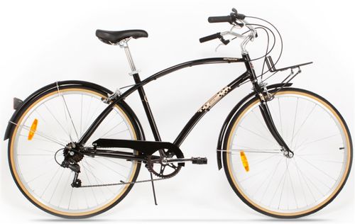 Bicicleta pegas popular alu 19 7s, cadru 19inch, roti 28inch, 7 viteze (negru)