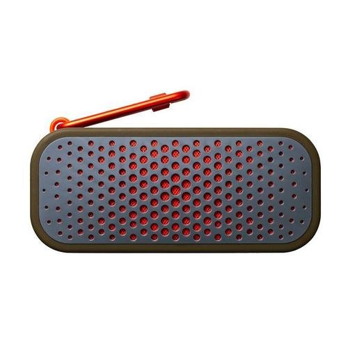 Boxa portabila boompods blockblaster, bluetooth, hi-fi, 36w, waterproof ipx7 (verde/portocaliu)