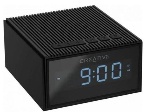 Boxa portabila creative chrono 51mf8280aa000, bluetooth, radio, ceas, alarma (negru)