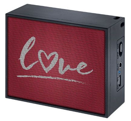 Boxa portabila mac audio bt style 1000 love, bluetooth (negru/rosu)