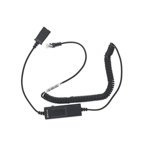 Cablu adaptor tellur quick disconect la rj11 + comutator universal, 2.95m max, negru
