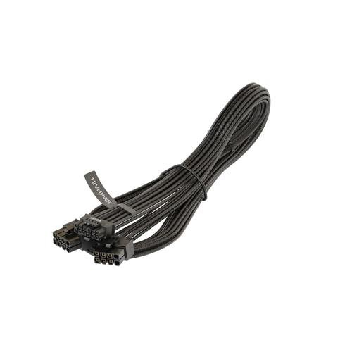 Cablu alimentare pci-e seasonic 12vhpwr, 2x 8-pin pci-e, 750mm (negru)