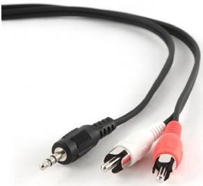 Cablu audio gembrid 1 x jack 3.5mm - 2 x rca, 5m