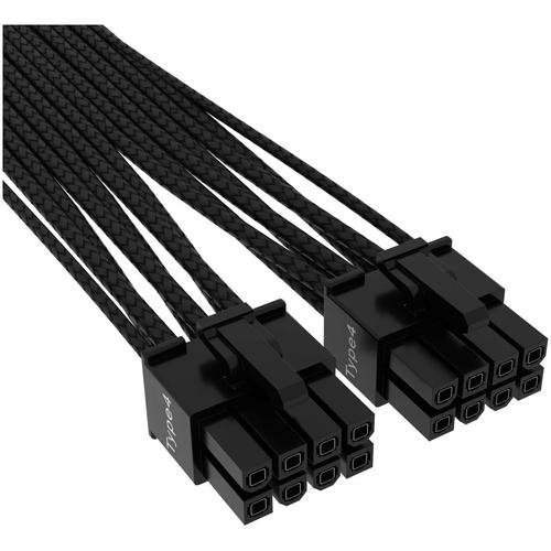 Cablu de alimentare corsair premium 12+4pin pcie gen 5 12vhpwr 600w , type 4, negru