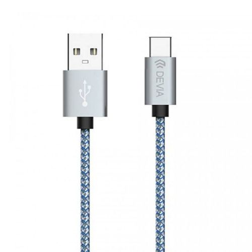 Cablu de date devia tube dvctbltyc, type-c, 1 m (gri)