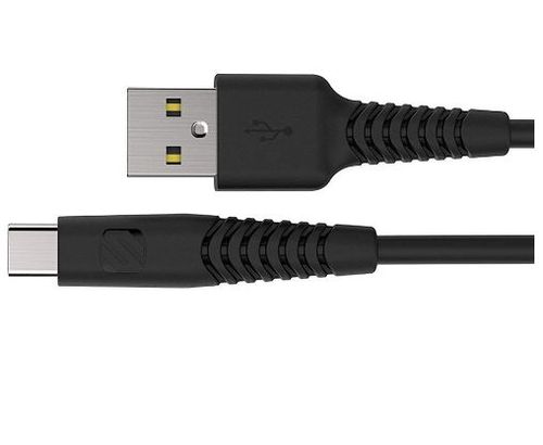 Cablu de date scosche heavy duty usb-c - usb , 3m (negru)