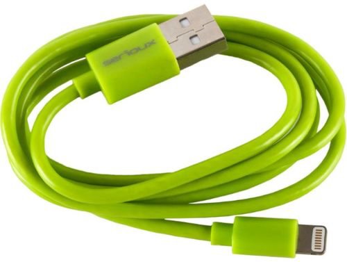 Cablu de date serioux srxa-mfi1mlime, lightning - usb, 1m (verde)
