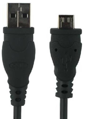 Cablu de date ssk uc-h346, microusb - usb 2.0, 0.6 m (negru)