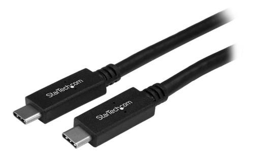Cablu de date startech usb31cc50cm, usb-c, 0.5m (negru)