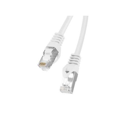 Cablu de retea din fibra optica lanberg pcf6-10cc-0100-w, rj45 cat.6 ftp 1m , alb
