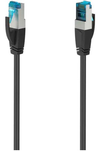 Cablu de retea hama 200682, cat6a, 5m (negru)
