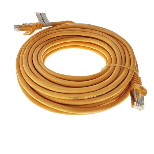 Cablu ecranat ftp lanberg 41926, cat.6, mufat 2xrj45, lungime 10m, awg 26, 250 mhz, de legatura retea, ethernet, galben