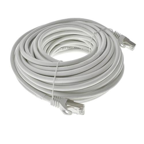 Cablu ecranat ftp lanberg 42121, cat 6, mufat 2xrj45, lungime 20m, awg 26, 250 mhz, de legatura retea, ethernet, alb