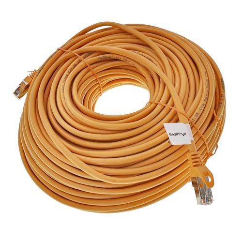 Cablu ecranat ftp lanberg 42820, cat.5e, mufat 2xrj45, lungime 50m, awg 26, 100 mhz, de legatura retea, ethernet, portocaliu