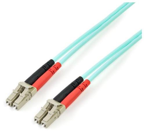 Cablu fibra optica startech a50fblclc3, lszh, duplex, conectori lc-lc, 3m (albastru)