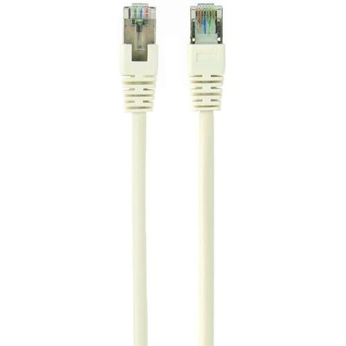 Cablu ftp gembird cat6, cupru-aluminiu, 0.25 m, alb, awg26, ecranat pp6-0.25m/w