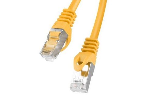 Cablu ftp lanberg pcf6-10cc-0050-y, cat.6, 0.5m (portocaliu)