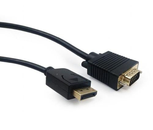 Cablu gembird ccp-dpm-vgam-6, displayport - vga, 1.8m, qxga/60hz (negru) 