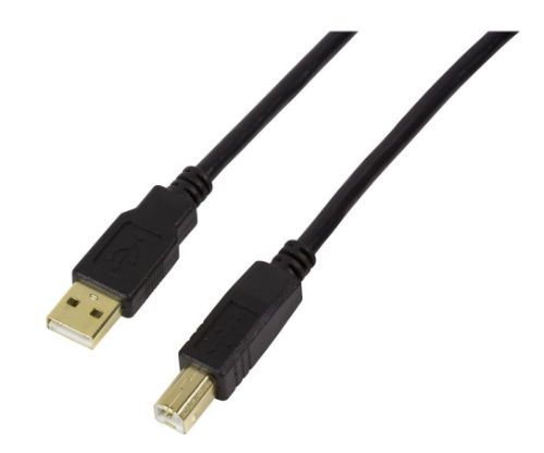 Cablu imprimanta logilink ua0265, usb 2.0 - usb 2.0 type-b, 15m (negru)