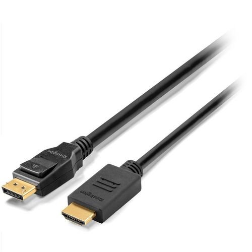 Cablu kensington k33025ww, displayport 1.2 - hdmi 1.4, 1.8m, 4k uhd/60hz (negru)