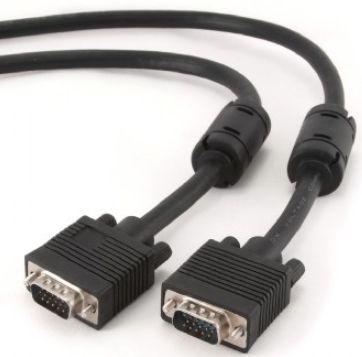 Cablu monitor gembird cc-ppvga-20m-b, vga - vga, 20 m (negru)