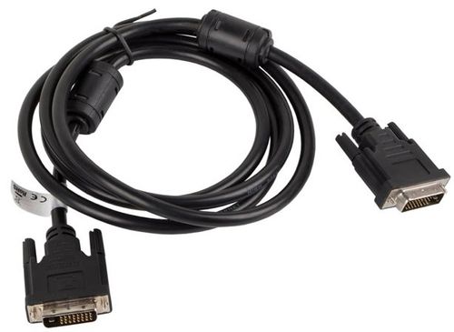 Cablu monitor lanberg ca-dvid-10cc-0018-bk, dvi-d - dvi-d, 1.8 m (negru)