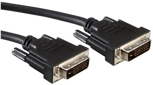 Cablu monitor roline dvi - dvi, 2 m (negru)