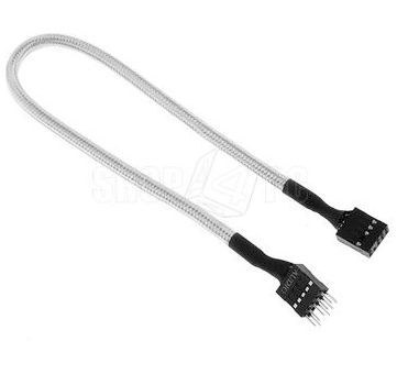 Cablu prelungitor audio bitfenix, 30 cm (alb)
