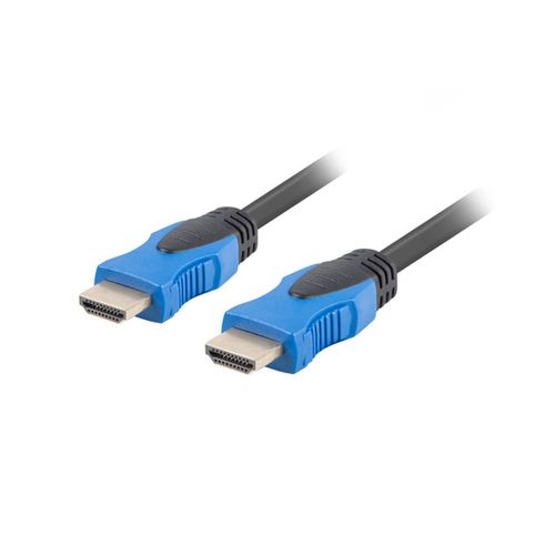 Cablu premium lanberg ca-hdmi-20cu-0100-bk, hdmi - hdmi, v2.0, 4k, 10 m (negru)