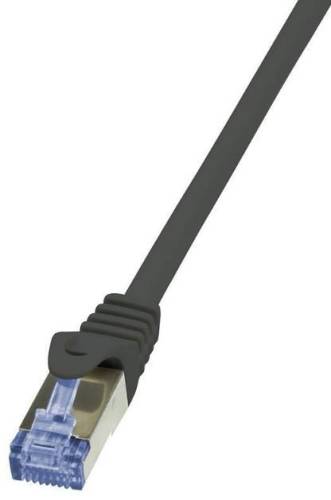 Cablu s/ftp logilink cq2059s, cat.6a, 3m (negru)