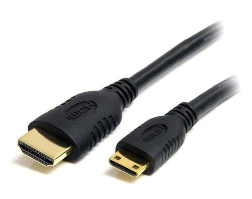 Cablu startech hdacmm50cm, mini hdmi, hdm, ultra hd, 0.5m (negru)