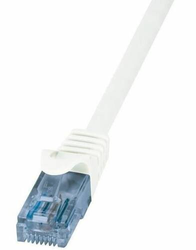 Cablu u/utp logilink cp3011u, cat.6a, patchcord (alb)