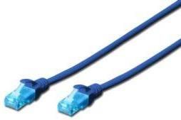 Cablu utp digitus dk-1512-030/b, cat.5e, patch, 3 m (albastru)
