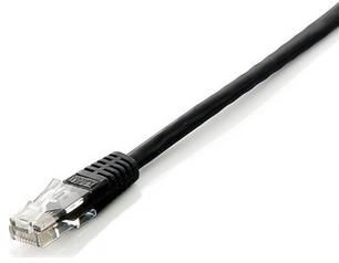 Cablu utp equip 625458, patch, cat.6, 15 m (negru)