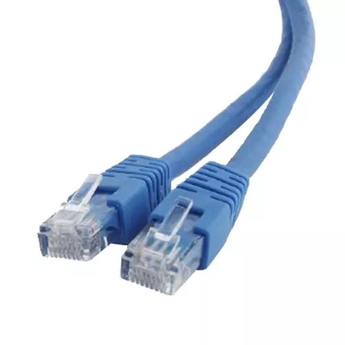 Cablu utp gembird cat6, cupru-aluminiu, 0.5 m, albastru, awg26, pp6u-0.5m/b