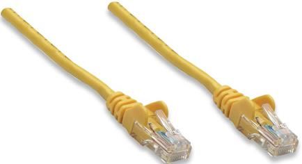 Cablu utp intellinet 319744, patchord, cat.5e, 2m, cupru 100% (galben)