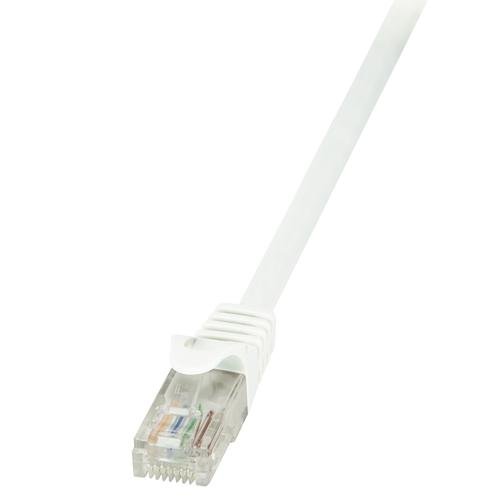 Cablu utp logilink cat6, cupru-aluminiu, 3 m, alb, awg24, cp2061u