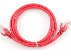 Cablu utp patch cord cat.5e, 2m rosu