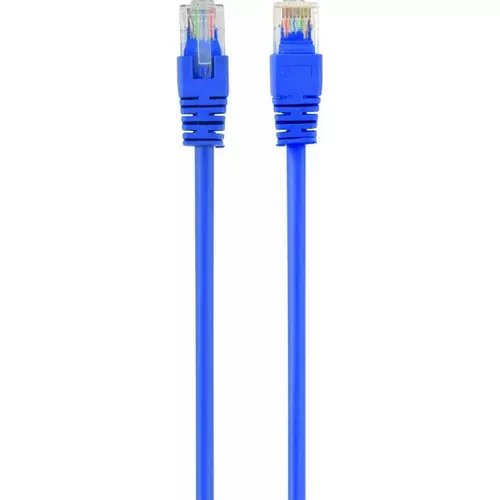 Cablu utp spacer sp-pt-cat5-0.25m-bl, cat5e, cupru-aluminiu, 0.25 m, albastru, awg26
