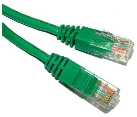 Cablu utp spacer sp-pt-cat5-0.5m-g, patch cord, cat.5e, 0.5 m (verde)